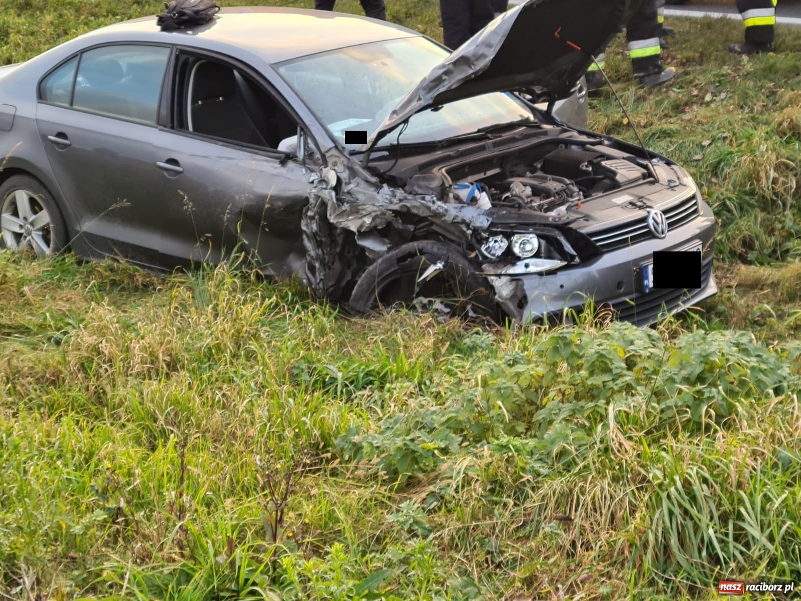 Zdjęcie w galerii na portalu naszraciborz.pl: Zaśnięcie za kierownicą przyczyną zdarzenia w Tworkowie wiadomości z regionu