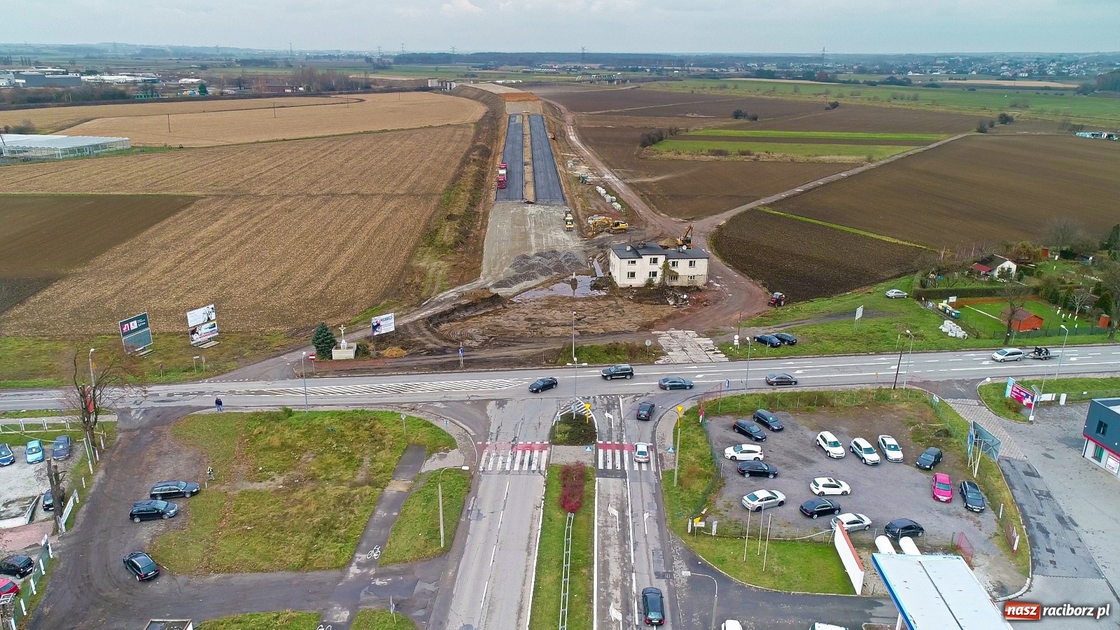 Zdjęcie w galerii na portalu naszraciborz.pl: Raport z budowy wschodniej obwodnicy Raciborza [FOTO i WIDEO]  wiadomości z regionu