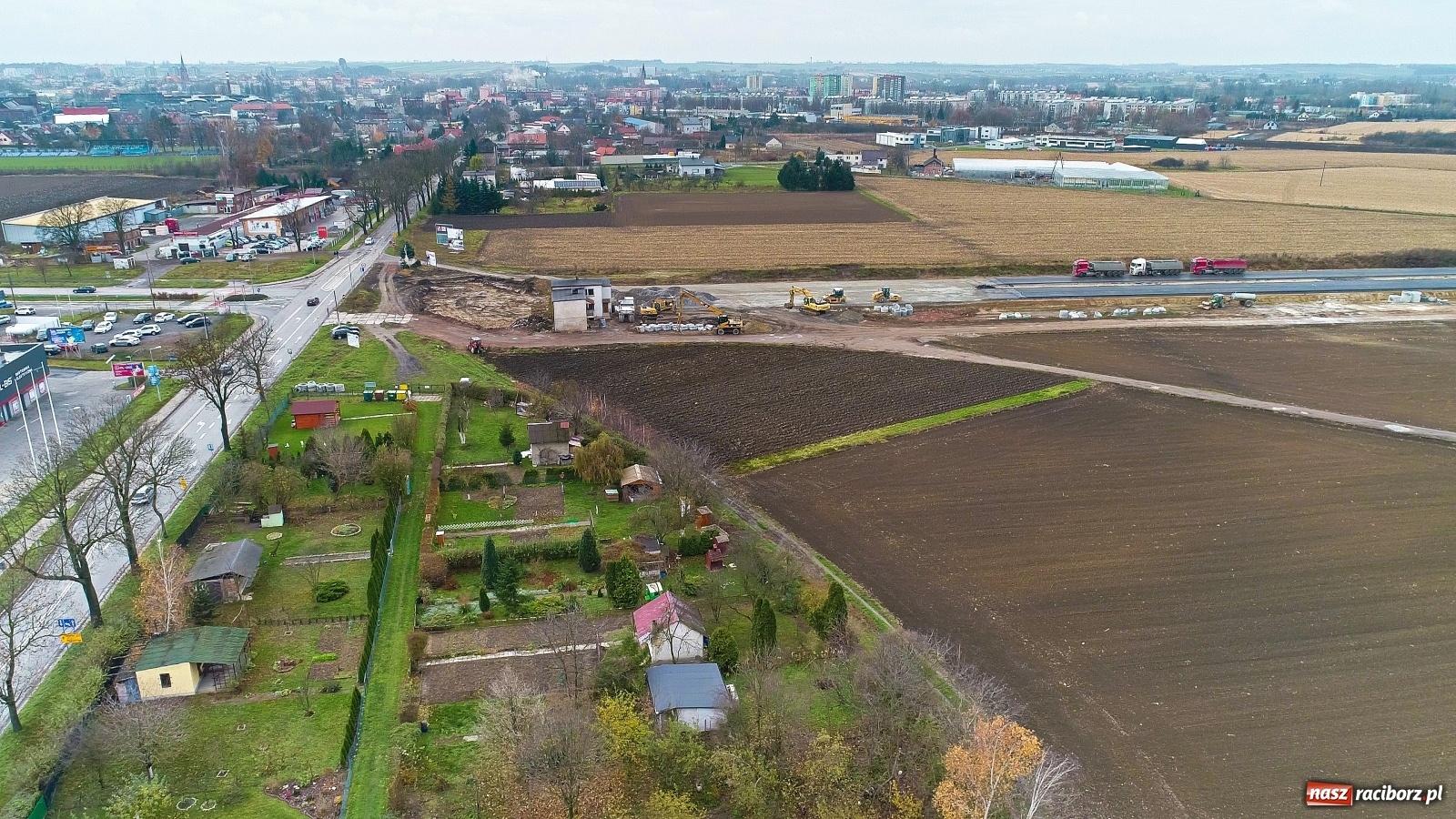 Zdjęcie w galerii na portalu naszraciborz.pl: Raport z budowy wschodniej obwodnicy Raciborza [FOTO i WIDEO]  wiadomości z regionu