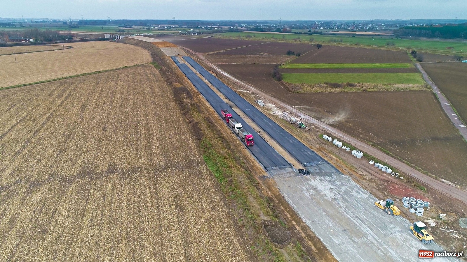 Zdjęcie w galerii na portalu naszraciborz.pl: Raport z budowy wschodniej obwodnicy Raciborza [FOTO i WIDEO]  wiadomości z regionu