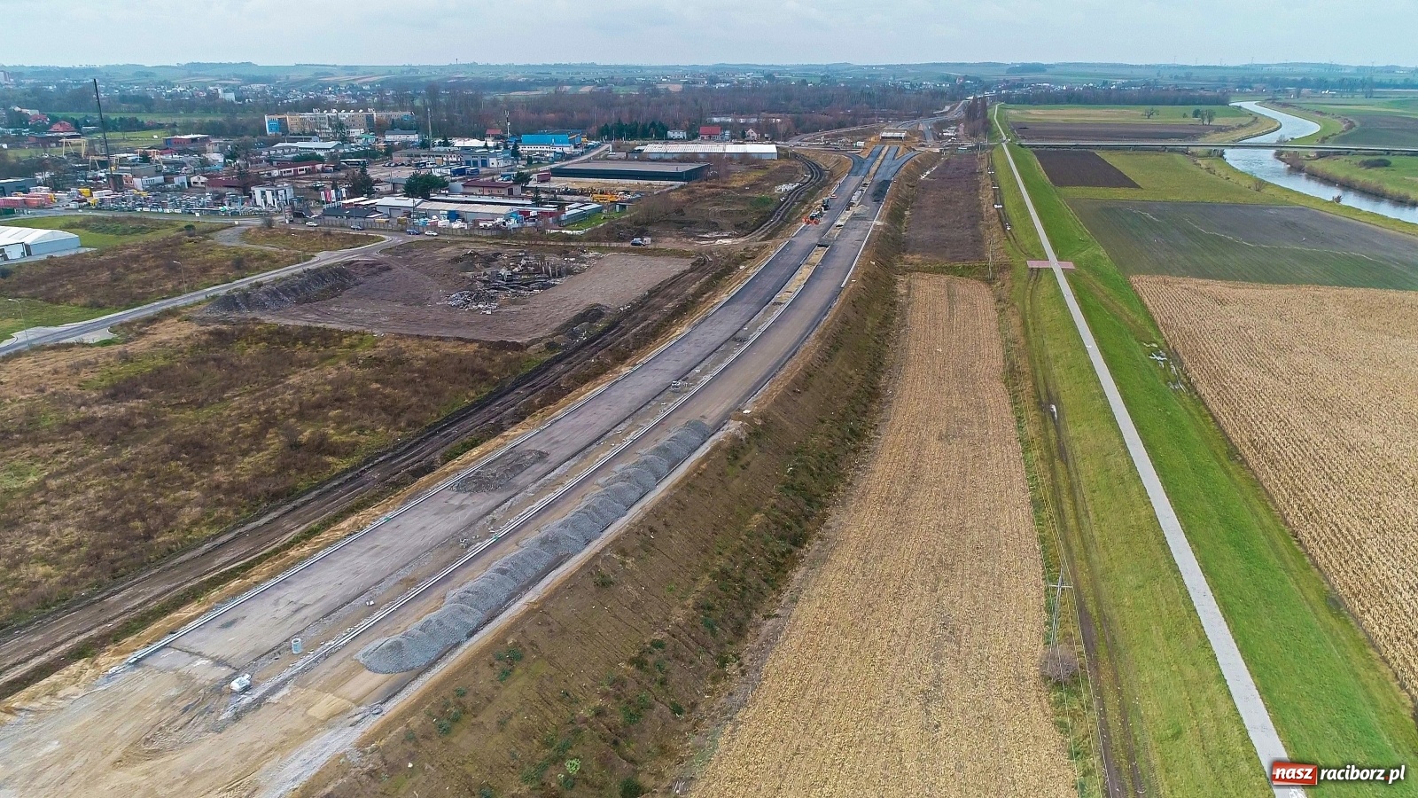Zdjęcie w galerii na portalu naszraciborz.pl: Raport z budowy wschodniej obwodnicy Raciborza [FOTO i WIDEO]  wiadomości z regionu