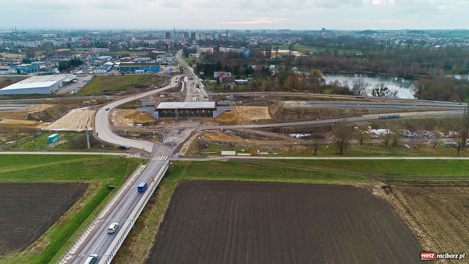 Zdjęcie w galerii na portalu naszraciborz.pl: Raport z budowy wschodniej obwodnicy Raciborza [FOTO i WIDEO]  wiadomości z regionu