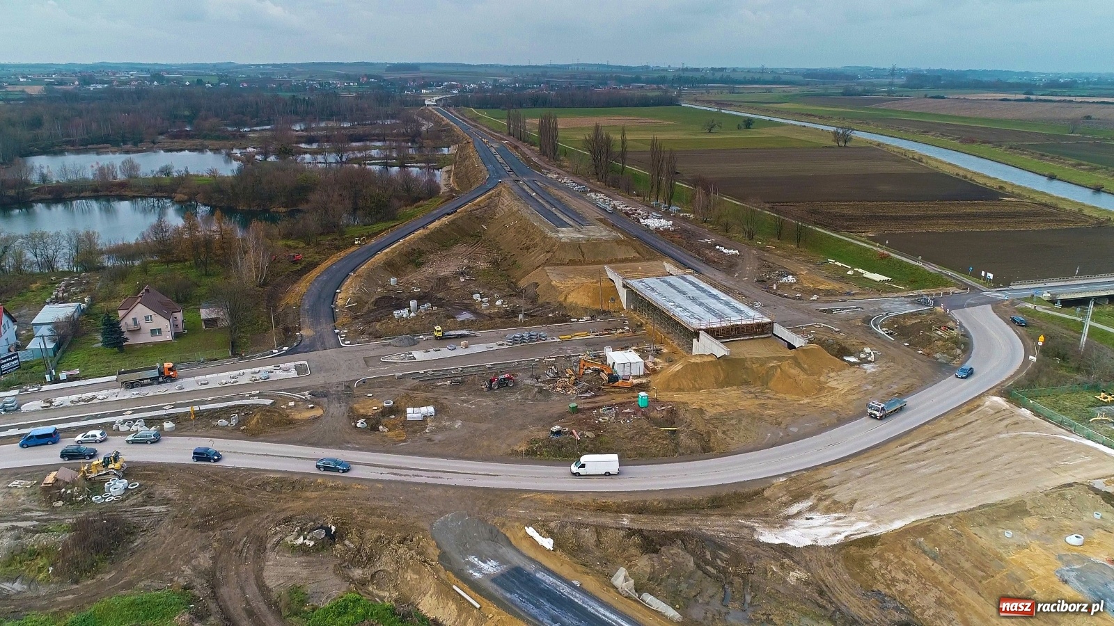 Zdjęcie w galerii na portalu naszraciborz.pl: Raport z budowy wschodniej obwodnicy Raciborza [FOTO i WIDEO]  wiadomości z regionu