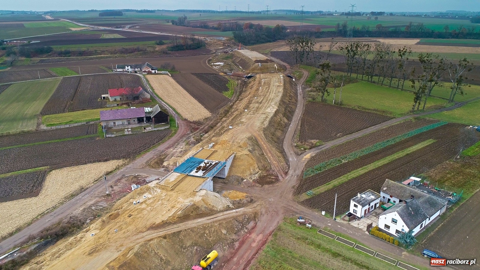 Zdjęcie w galerii na portalu naszraciborz.pl: Raport z budowy wschodniej obwodnicy Raciborza [FOTO i WIDEO]  wiadomości z regionu