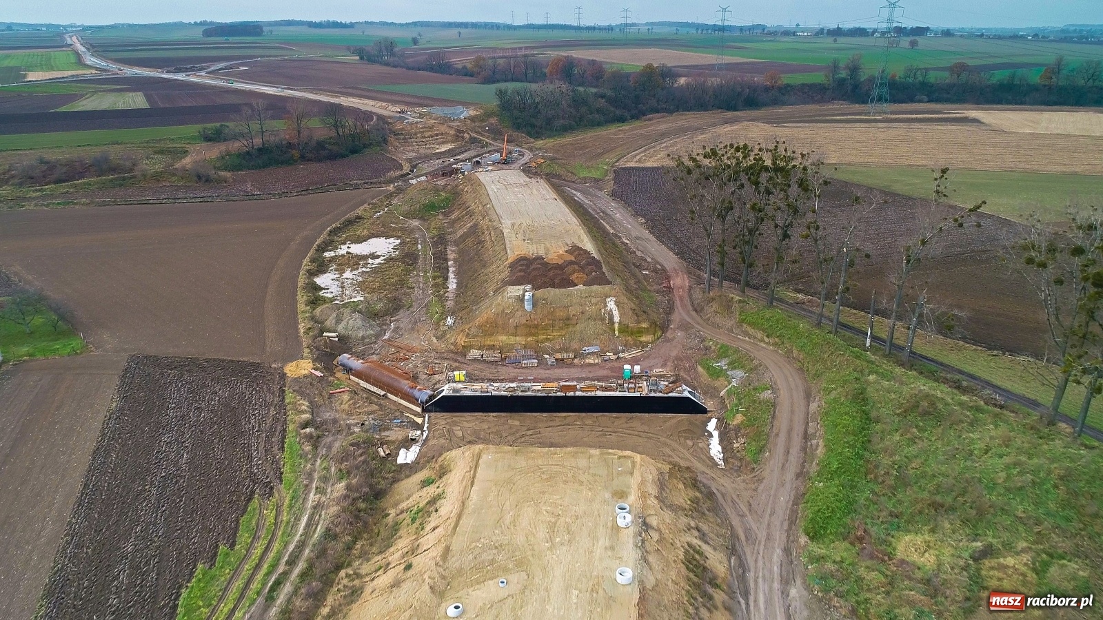 Zdjęcie w galerii na portalu naszraciborz.pl: Raport z budowy wschodniej obwodnicy Raciborza [FOTO i WIDEO]  wiadomości z regionu