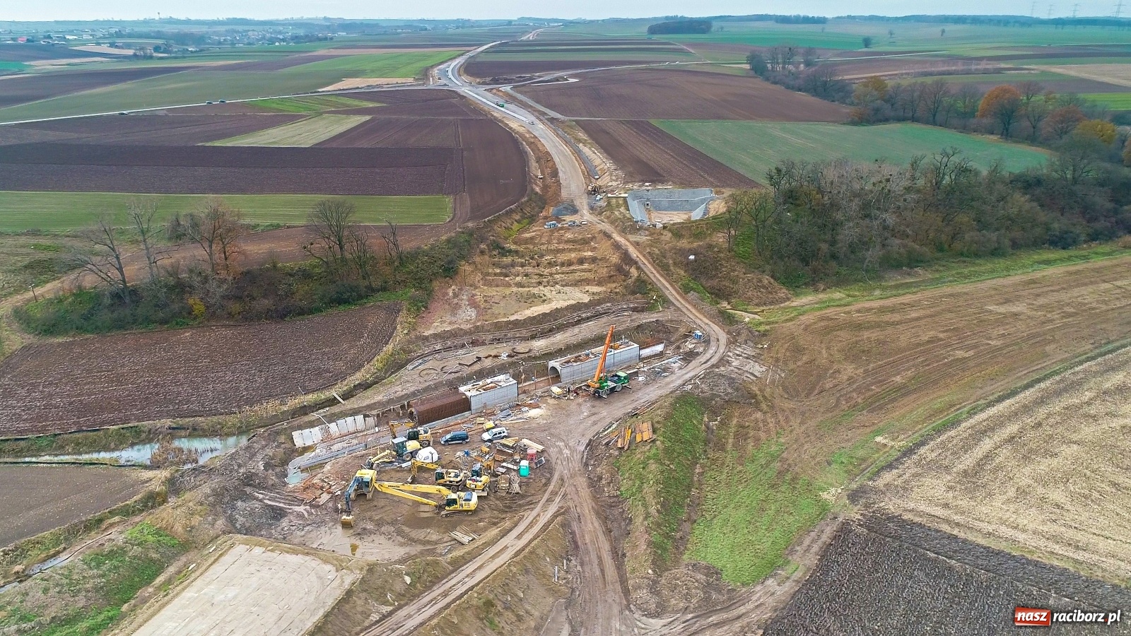 Zdjęcie w galerii na portalu naszraciborz.pl: Raport z budowy wschodniej obwodnicy Raciborza [FOTO i WIDEO]  wiadomości z regionu
