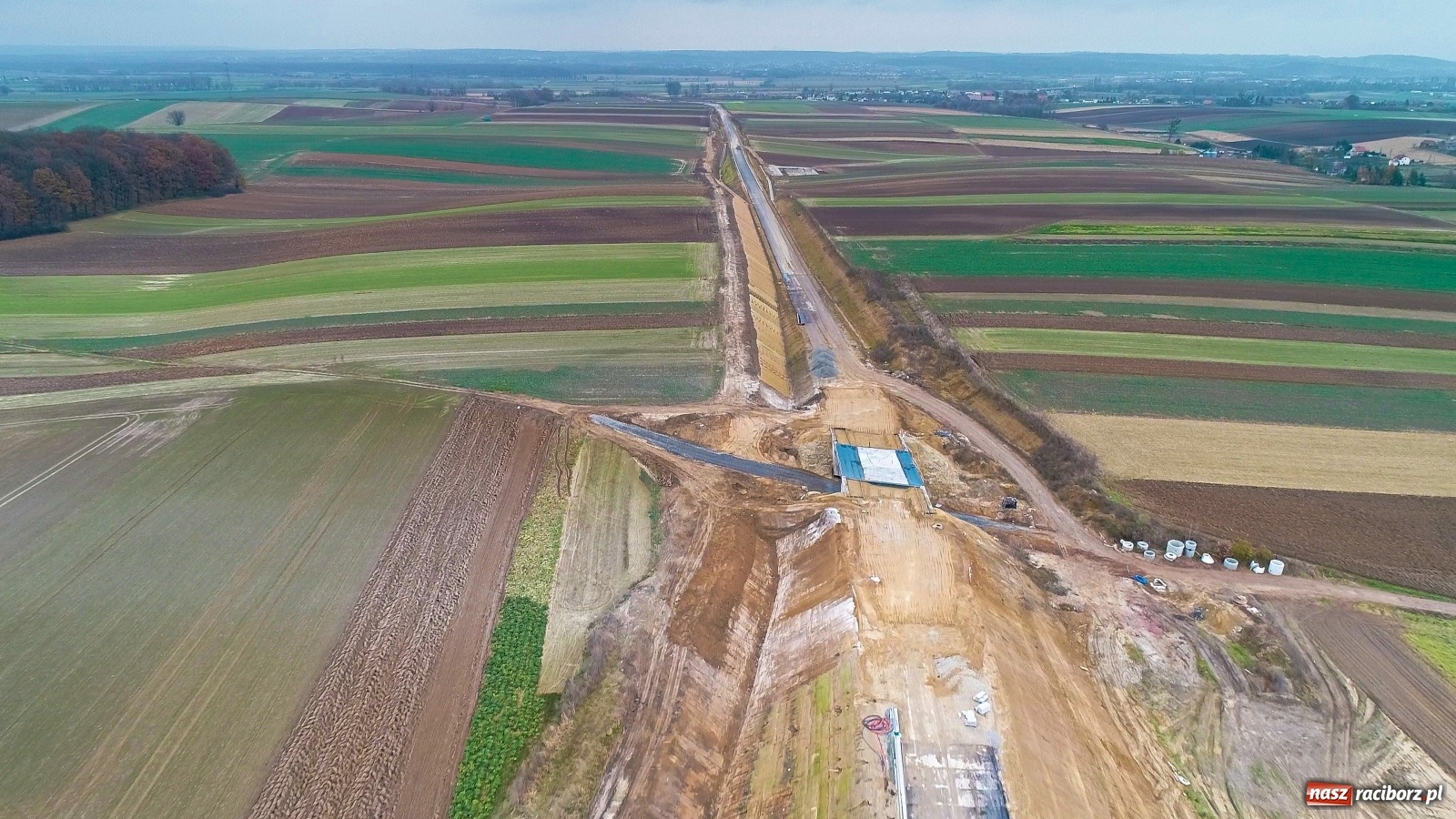 Zdjęcie w galerii na portalu naszraciborz.pl: Raport z budowy wschodniej obwodnicy Raciborza [FOTO i WIDEO]  wiadomości z regionu