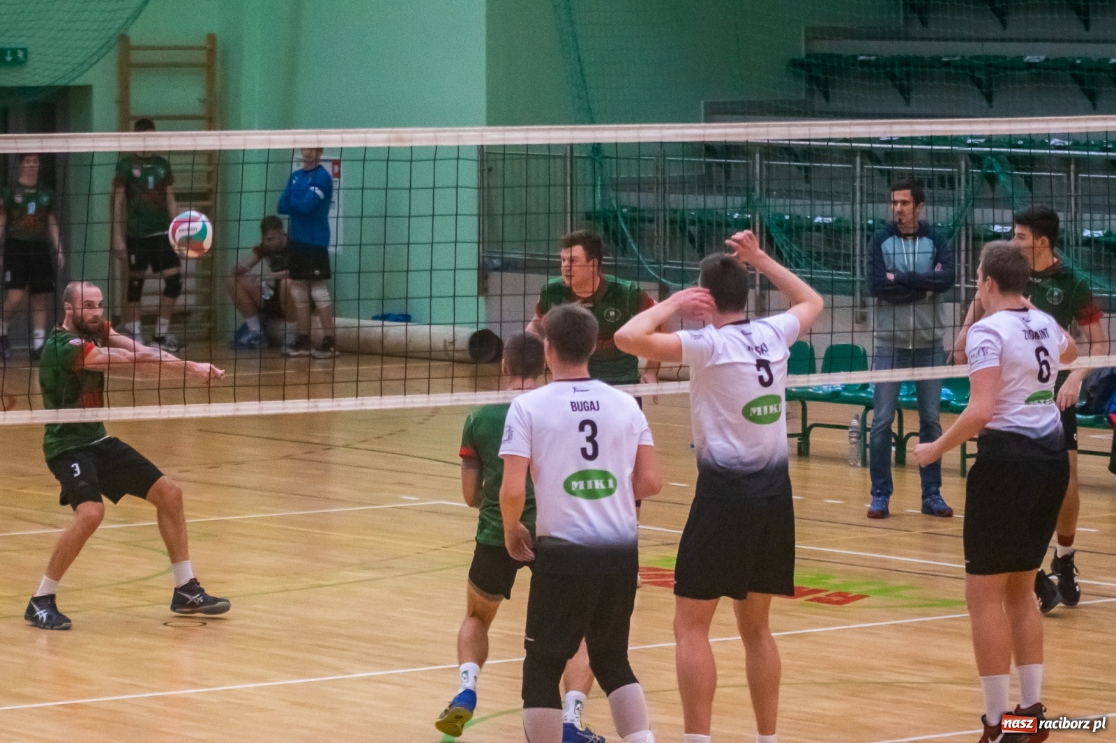 Zdjęcie w galerii na portalu naszraciborz.pl: Szybkie 3:0 i do domu. Kolejne zwycięstwo siatkarzy AZS Rafako [FOTO i WIDEO] wiadomości z regionu