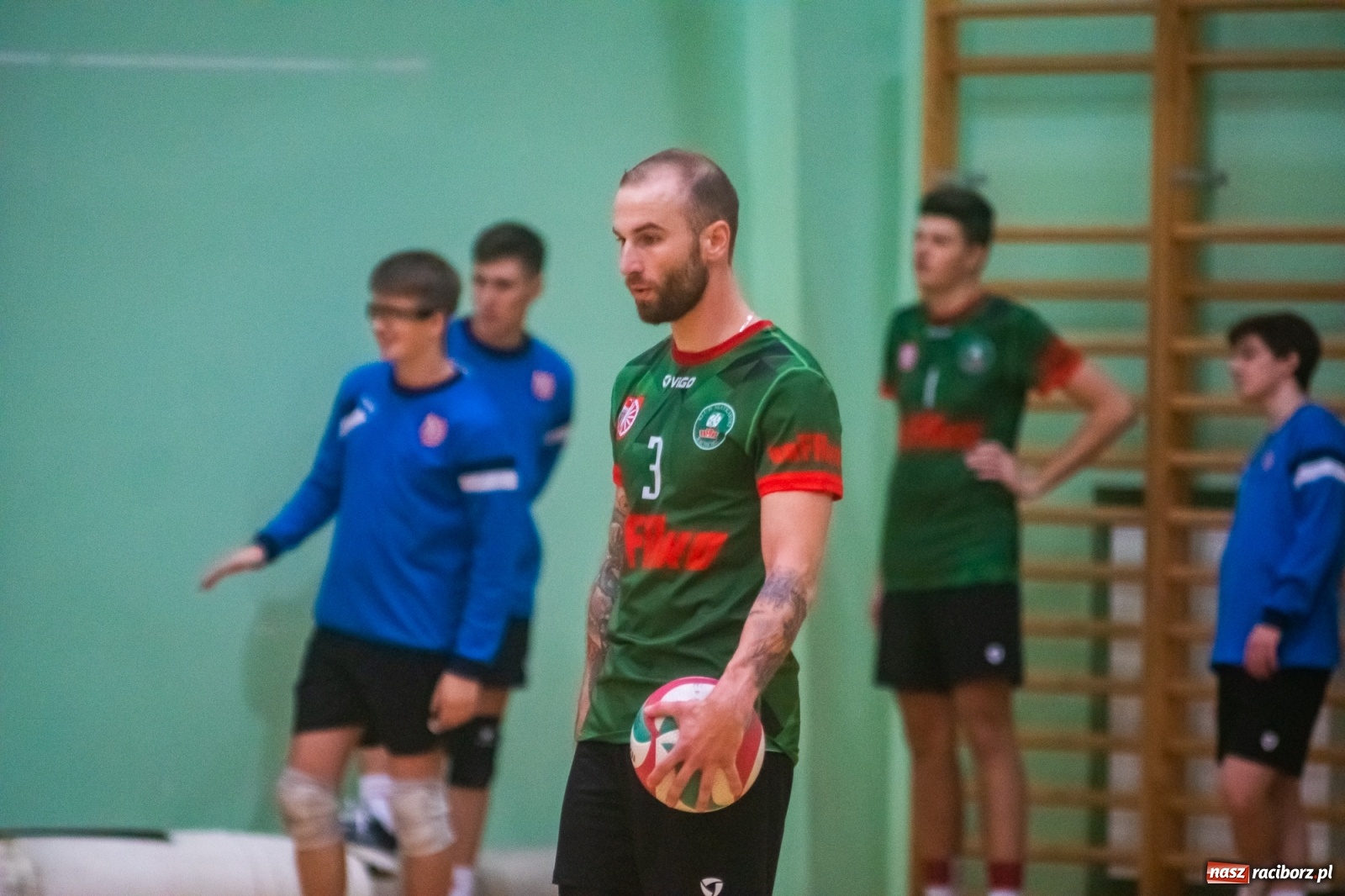 Zdjęcie w galerii na portalu naszraciborz.pl: Szybkie 3:0 i do domu. Kolejne zwycięstwo siatkarzy AZS Rafako [FOTO i WIDEO] wiadomości z regionu