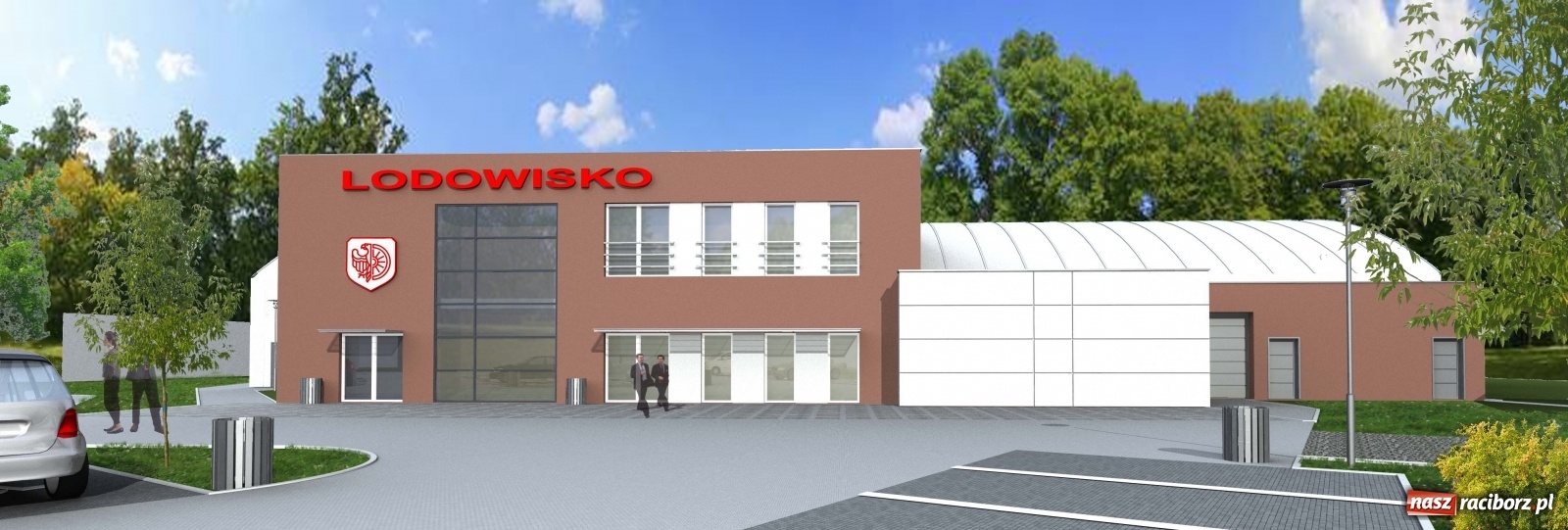 Zdjęcie w galerii na portalu naszraciborz.pl: Racibórz - Czas na inwestycje - Z myślą o aktywnych - Nowe lodowisko 2021  wiadomości z regionu