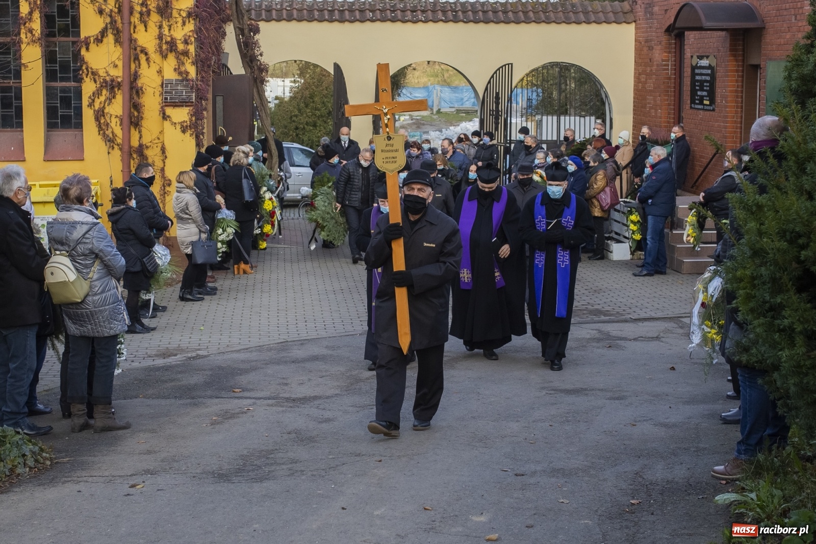 Zdjęcie w galerii na portalu naszraciborz.pl: Na Jeruzalem pożegnano śp. Jerzego Wiśniewskiego  wiadomości z regionu