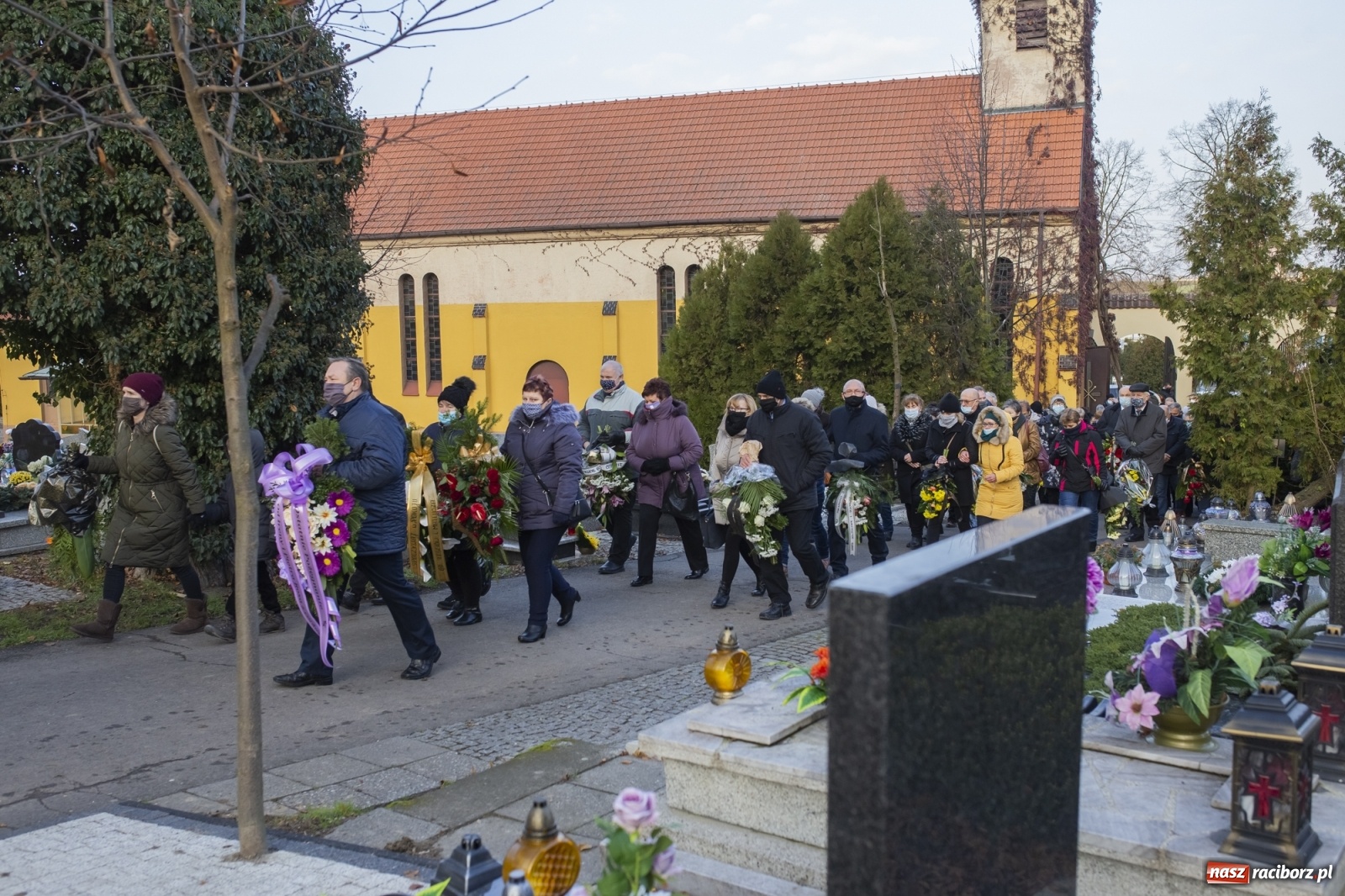 Zdjęcie w galerii na portalu naszraciborz.pl: Na Jeruzalem pożegnano śp. Jerzego Wiśniewskiego  wiadomości z regionu