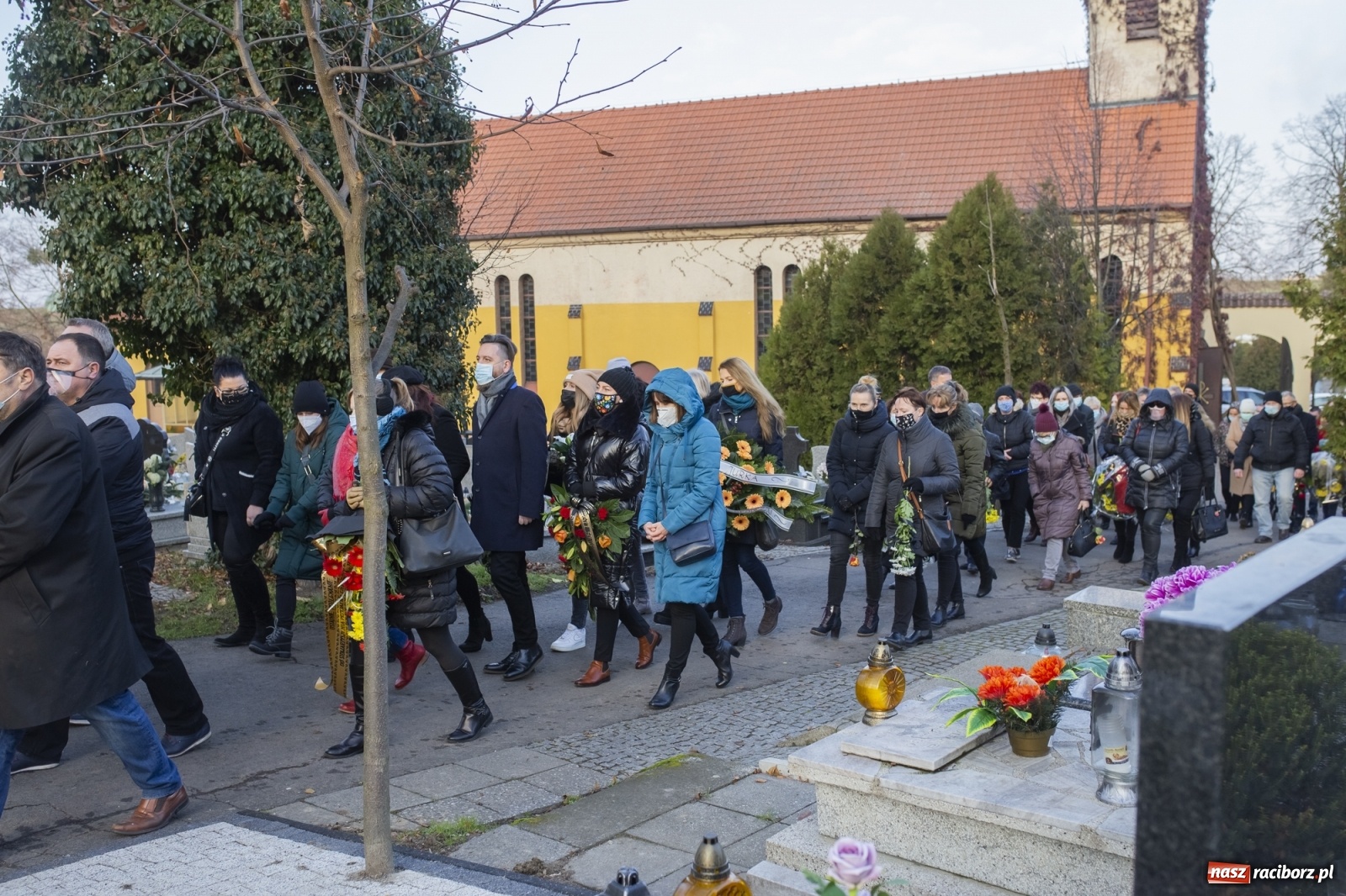 Zdjęcie w galerii na portalu naszraciborz.pl: Na Jeruzalem pożegnano śp. Jerzego Wiśniewskiego  wiadomości z regionu
