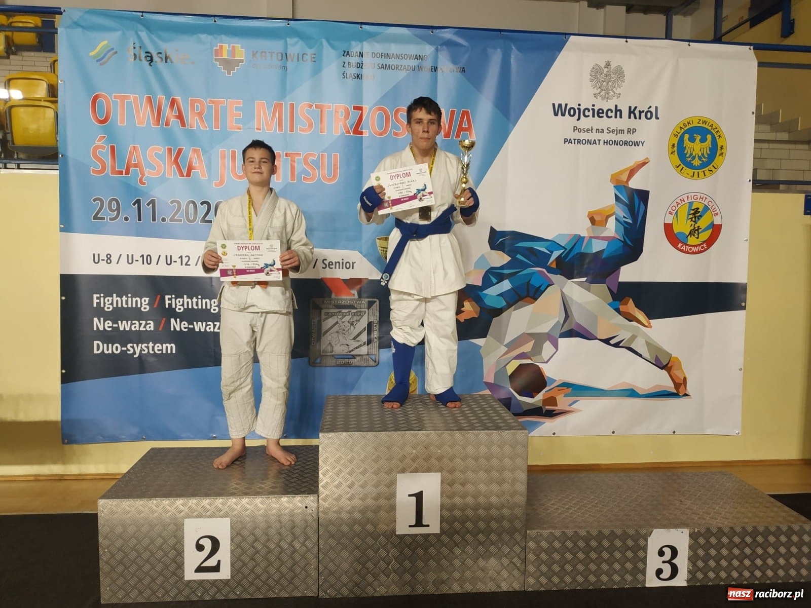 Zdjęcie w galerii na portalu naszraciborz.pl: Sparta Fight Club na mistrzostwach Śląska w Katowicach wiadomości z regionu