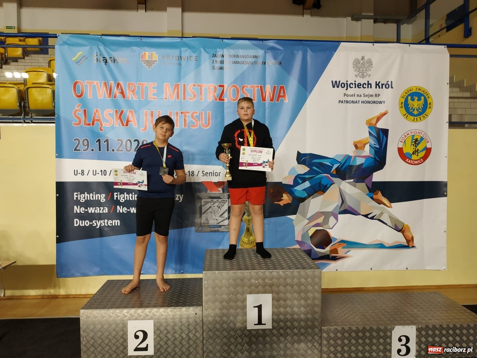 Zdjęcie w galerii na portalu naszraciborz.pl: Sparta Fight Club na mistrzostwach Śląska w Katowicach wiadomości z regionu