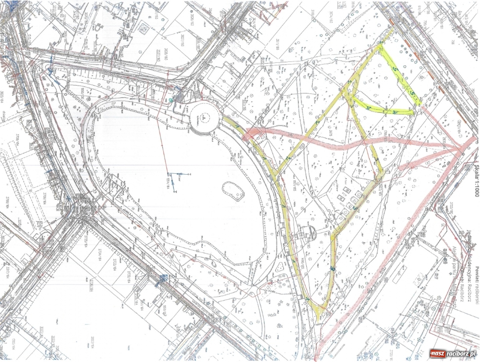 Zdjęcie w galerii na portalu naszraciborz.pl: Ruszyła modernizacja parku Roth wiadomości z regionu
