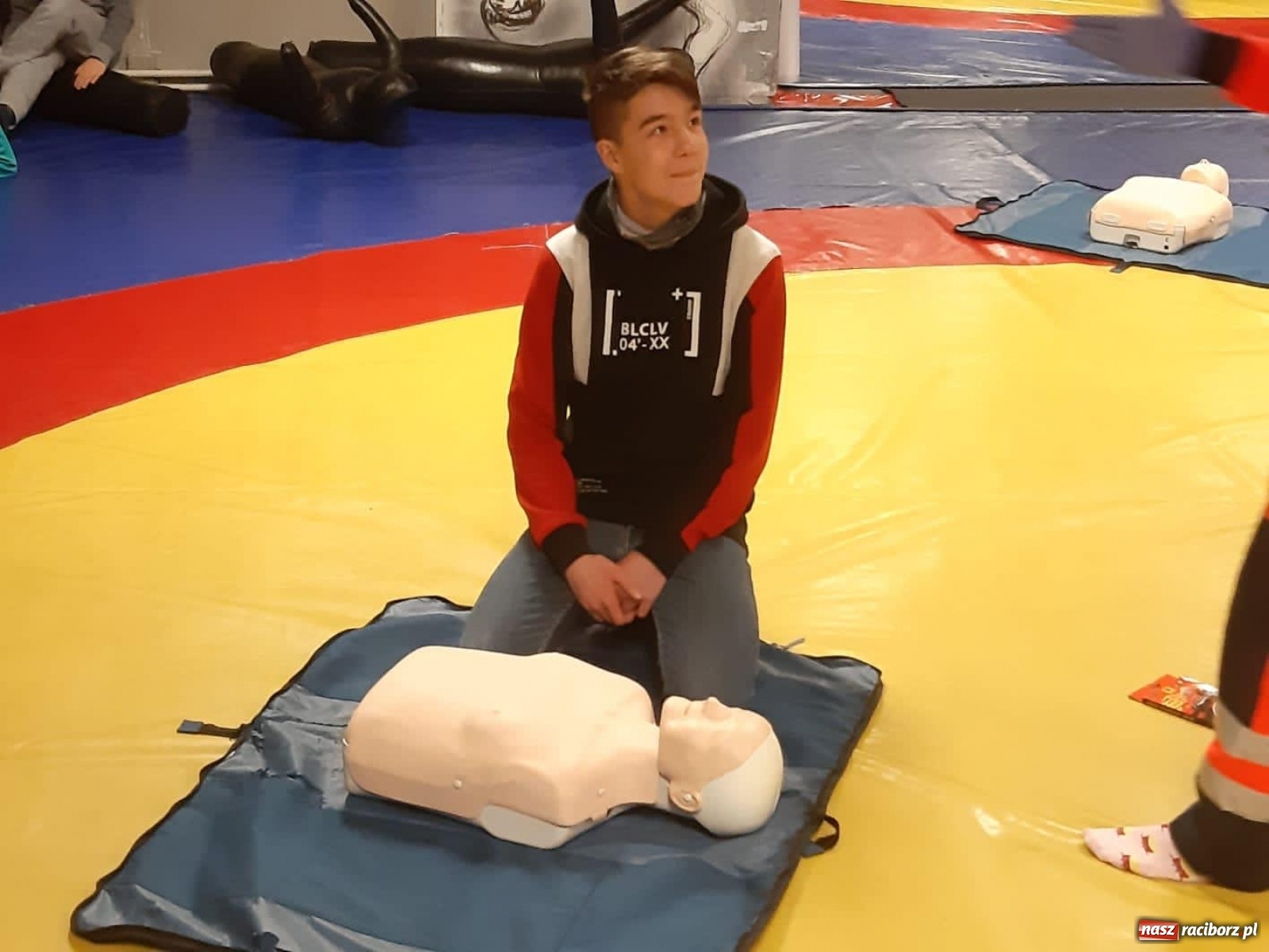 Zdjęcie w galerii na portalu naszraciborz.pl: Zajęcia profilaktyczne dla dzieci w Klubie Łamator wiadomości z regionu