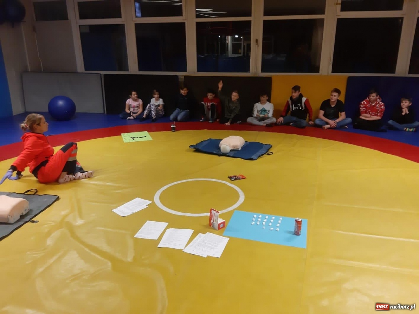 Zdjęcie w galerii na portalu naszraciborz.pl: Zajęcia profilaktyczne dla dzieci w Klubie Łamator wiadomości z regionu