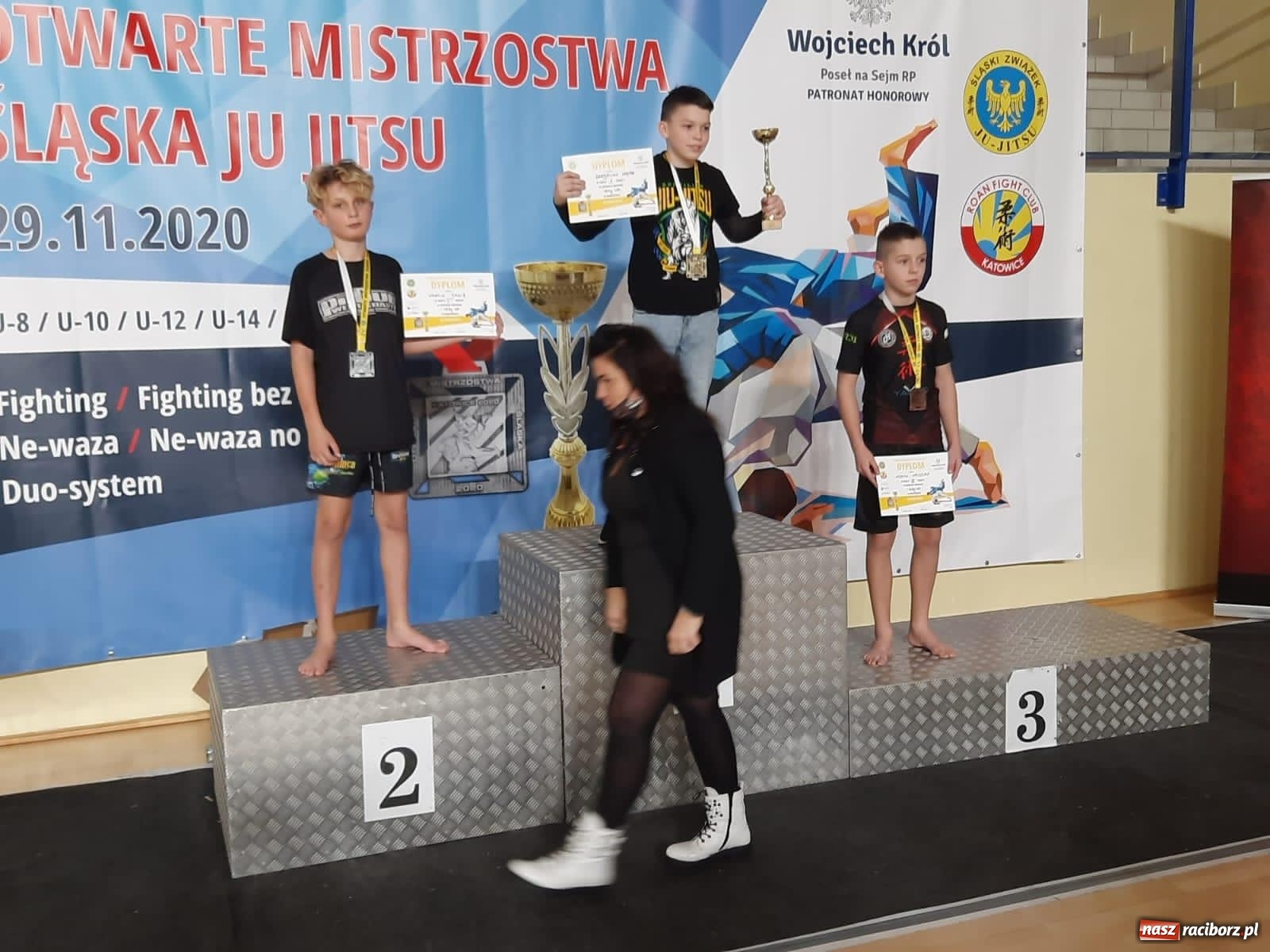 Zdjęcie w galerii na portalu naszraciborz.pl: Worek medali Łamatorów na Mistrzostwach Śląska w Ju Jitsu wiadomości z regionu