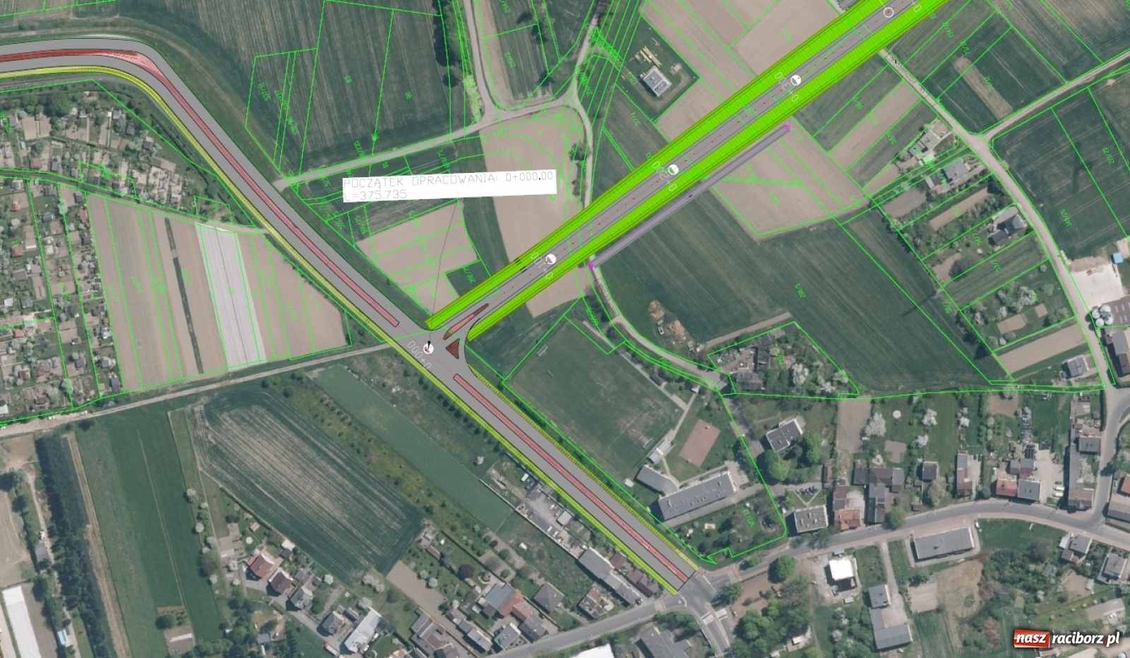 Zdjęcie w galerii na portalu naszraciborz.pl: Piaskowa będzie miejscem połączenia obwodnic wiadomości z regionu