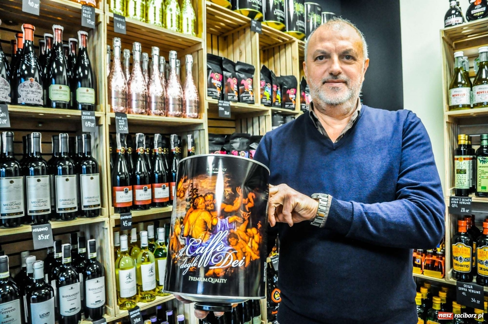 Zdjęcie w galerii na portalu naszraciborz.pl: W Raciborzu otwarto włoskie delikatesy [FOTO] wiadomości z regionu