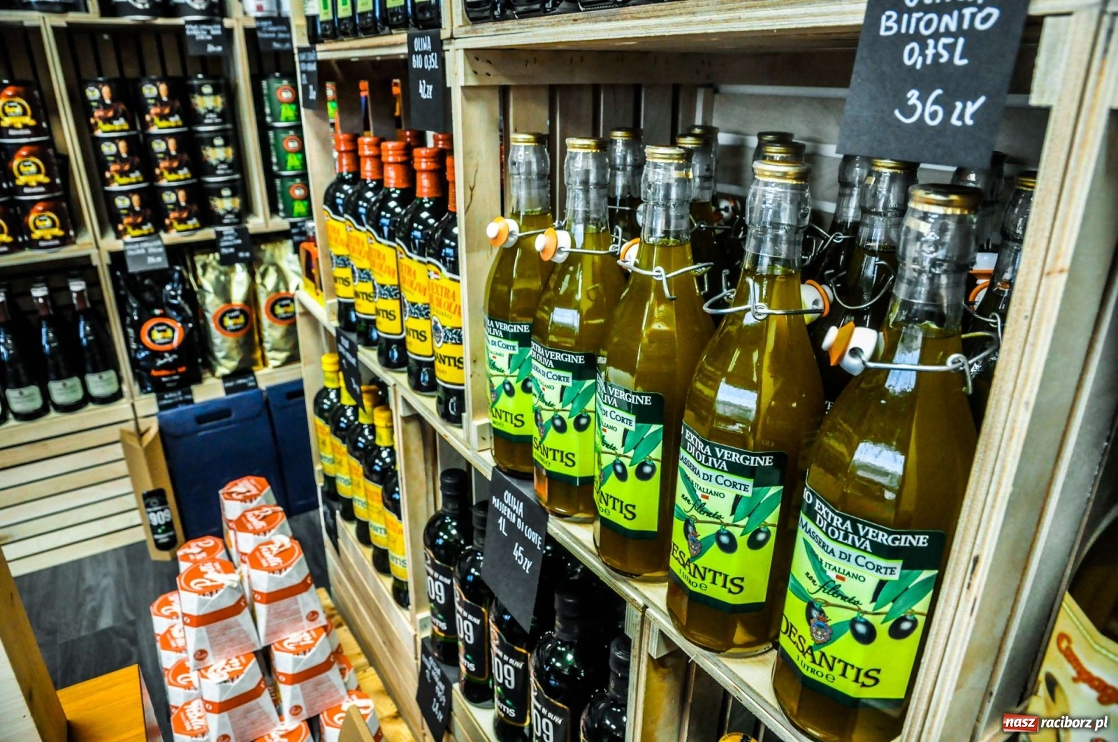 Zdjęcie w galerii na portalu naszraciborz.pl: W Raciborzu otwarto włoskie delikatesy [FOTO] wiadomości z regionu