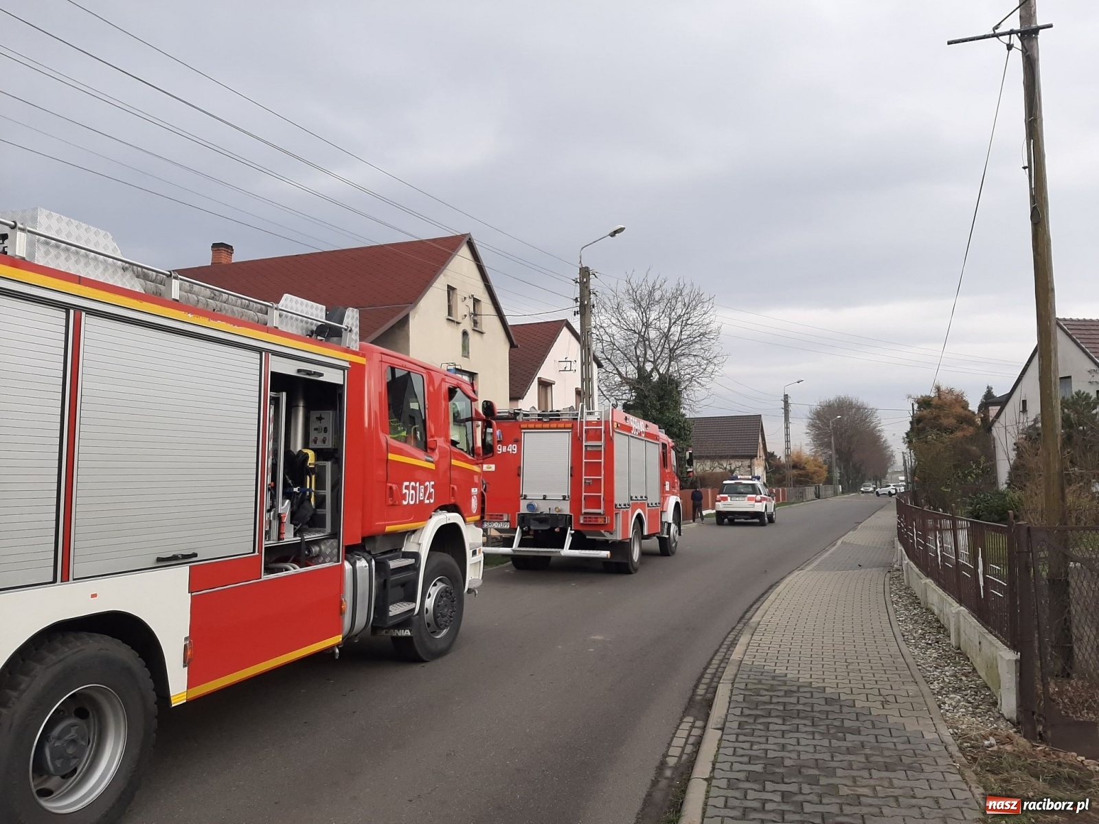 Zdjęcie w galerii na portalu naszraciborz.pl: Rozszczelniony komin przyczyną pożaru w Tworkowie wiadomości z regionu