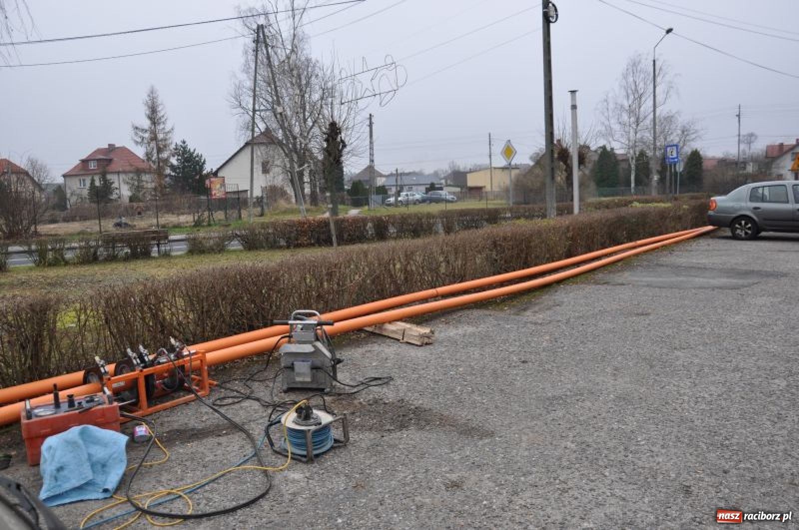 Zdjęcie w galerii na portalu naszraciborz.pl: W Kuźni Raciborskiej ruszyła budowa gazociągu wiadomości z regionu