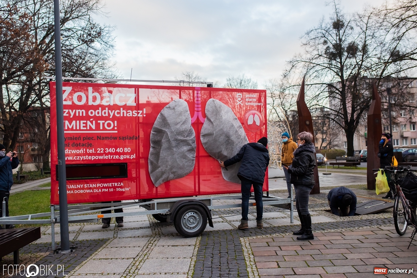 Zdjęcie w galerii na portalu naszraciborz.pl: Sztuczne płuca pokażą, czym oddychają raciborzanie [FOTO i WIDEO] wiadomości z regionu