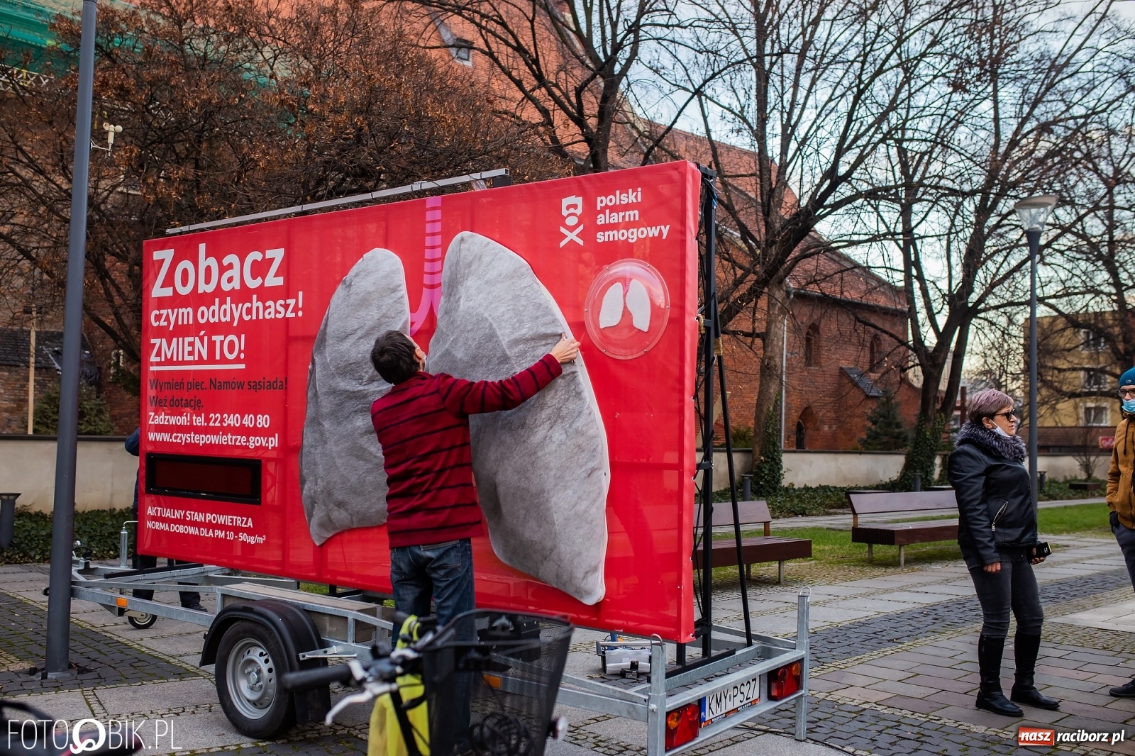 Zdjęcie w galerii na portalu naszraciborz.pl: Sztuczne płuca pokażą, czym oddychają raciborzanie [FOTO i WIDEO] wiadomości z regionu