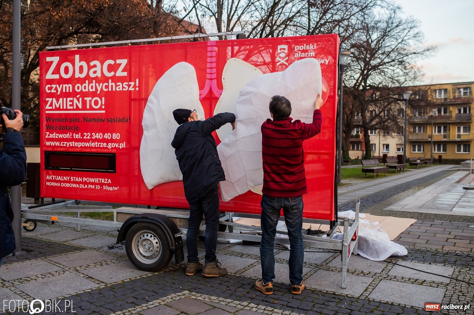 Zdjęcie w galerii na portalu naszraciborz.pl: Sztuczne płuca pokażą, czym oddychają raciborzanie [FOTO i WIDEO] wiadomości z regionu