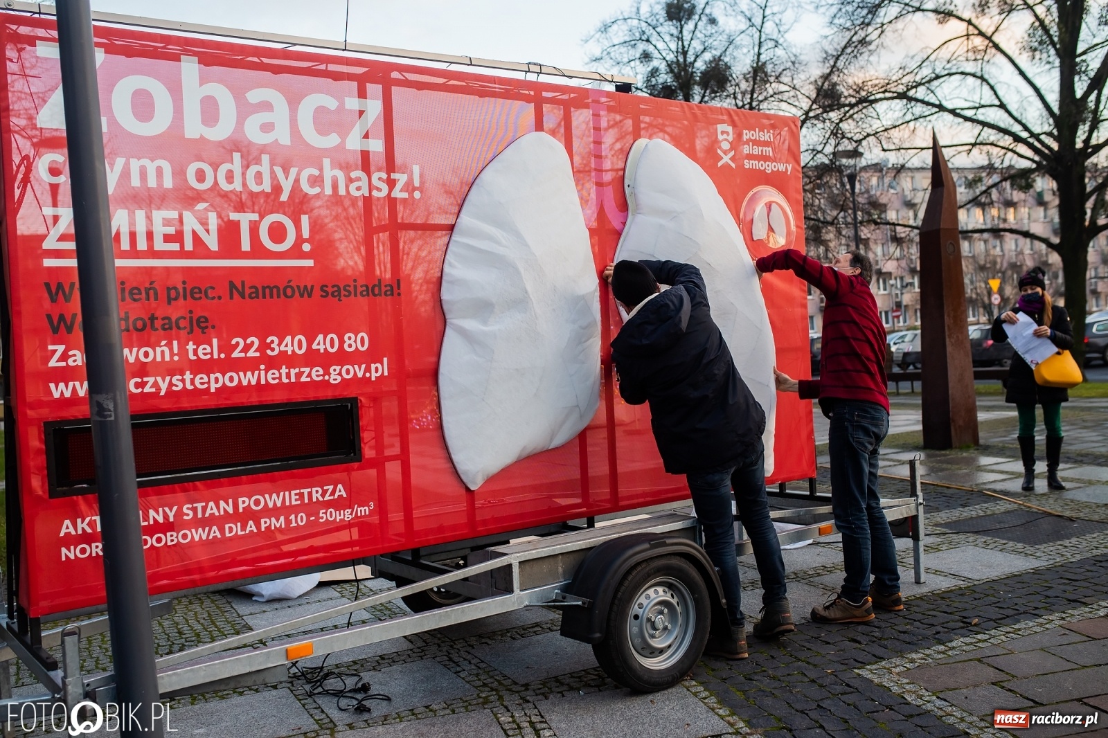 Zdjęcie w galerii na portalu naszraciborz.pl: Sztuczne płuca pokażą, czym oddychają raciborzanie [FOTO i WIDEO] wiadomości z regionu
