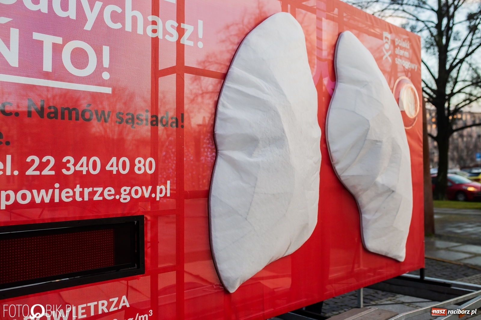 Zdjęcie w galerii na portalu naszraciborz.pl: Sztuczne płuca pokażą, czym oddychają raciborzanie [FOTO i WIDEO] wiadomości z regionu