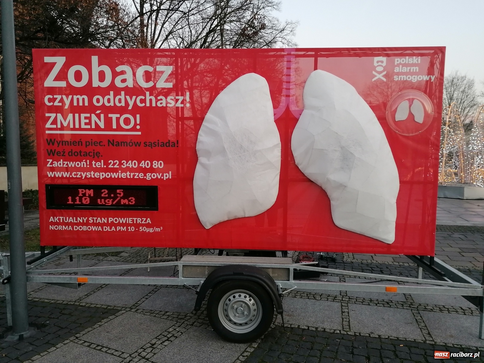 Zdjęcie w galerii na portalu naszraciborz.pl: Sztuczne płuca pokażą, czym oddychają raciborzanie [FOTO i WIDEO] wiadomości z regionu