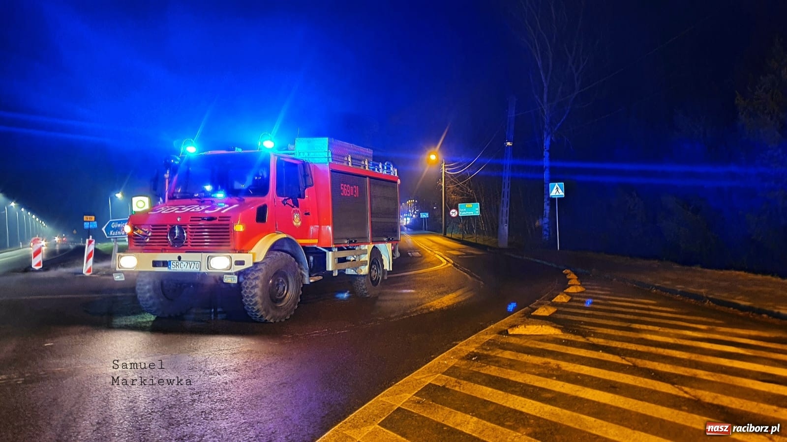 Zdjęcie w galerii na portalu naszraciborz.pl: Zderzenie pojazdów na granicy Markowic i Raszczyc [FOTO] wiadomości z regionu