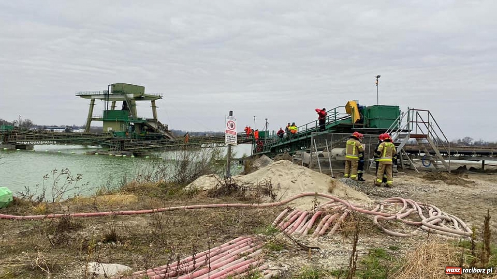 Zdjęcie w galerii na portalu naszraciborz.pl: Tragiczny wypadek w Budziskach w kopalni Ruda wiadomości z regionu
