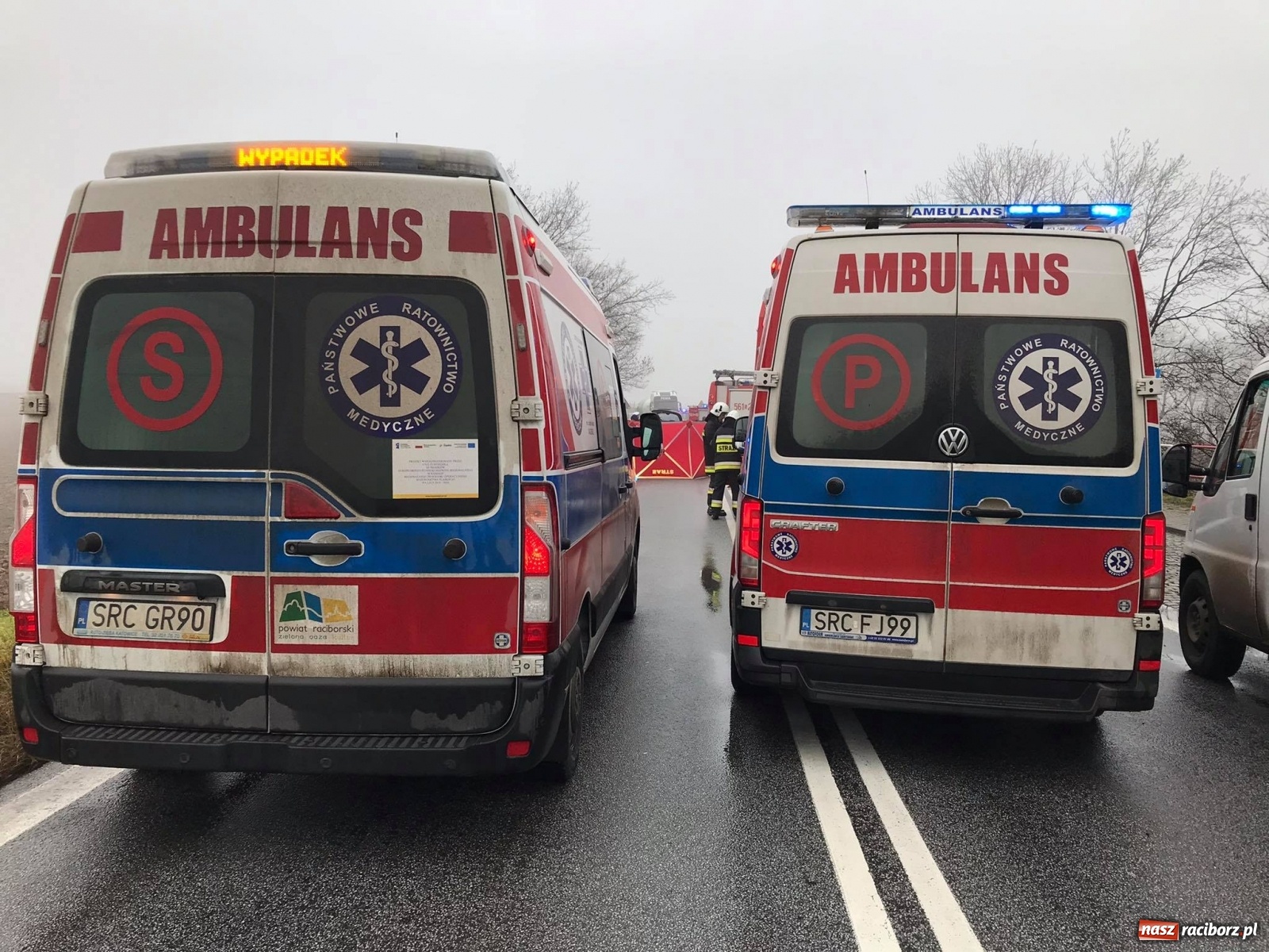 Zdjęcie w galerii na portalu naszraciborz.pl: Tragiczny wypadek na DK 45 Racibórz-Opole [FOTO] wiadomości z regionu