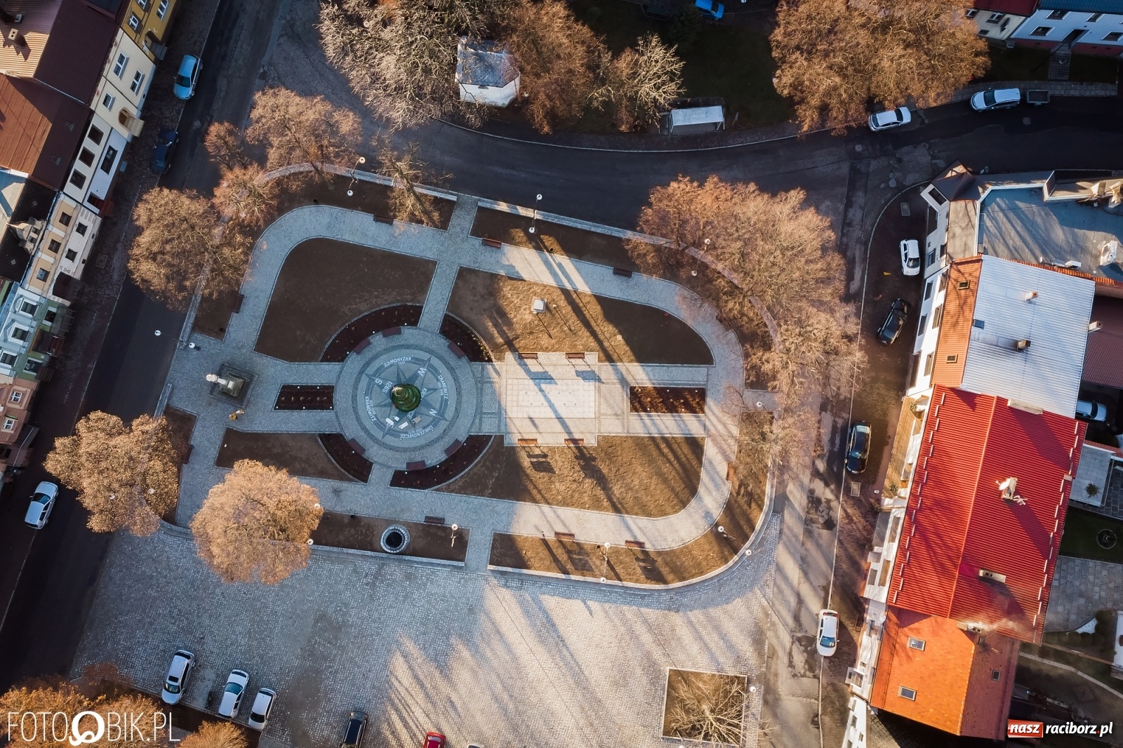 Zdjęcie w galerii na portalu naszraciborz.pl: Nowy rynek w Krzanowicach z lotu ptaka [FOTO]  wiadomości z regionu