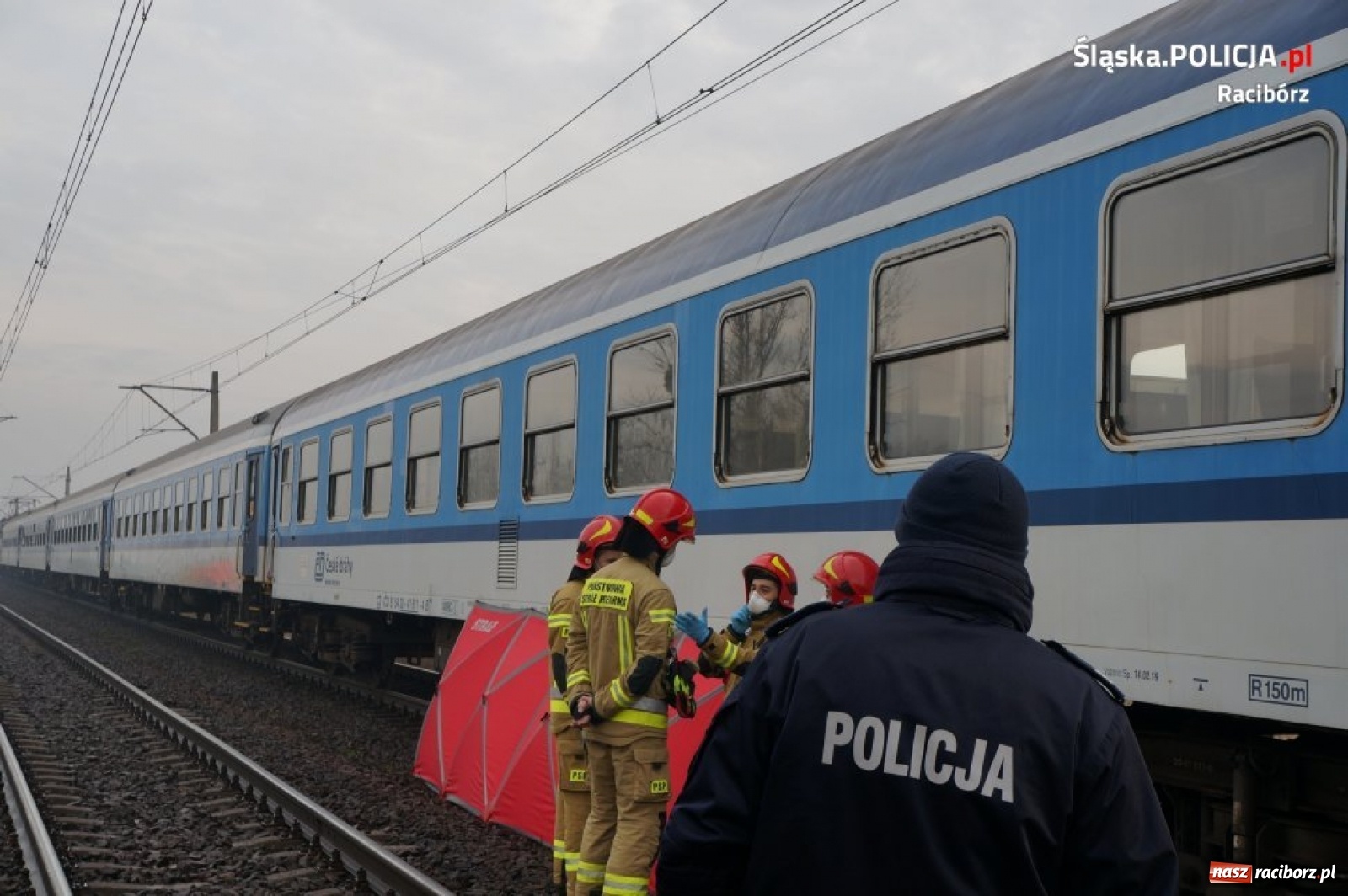 Zdjęcie w galerii na portalu naszraciborz.pl: Śmiertelne potrącenie na trasie Racibórz-Markowice [FOTO] wiadomości z regionu