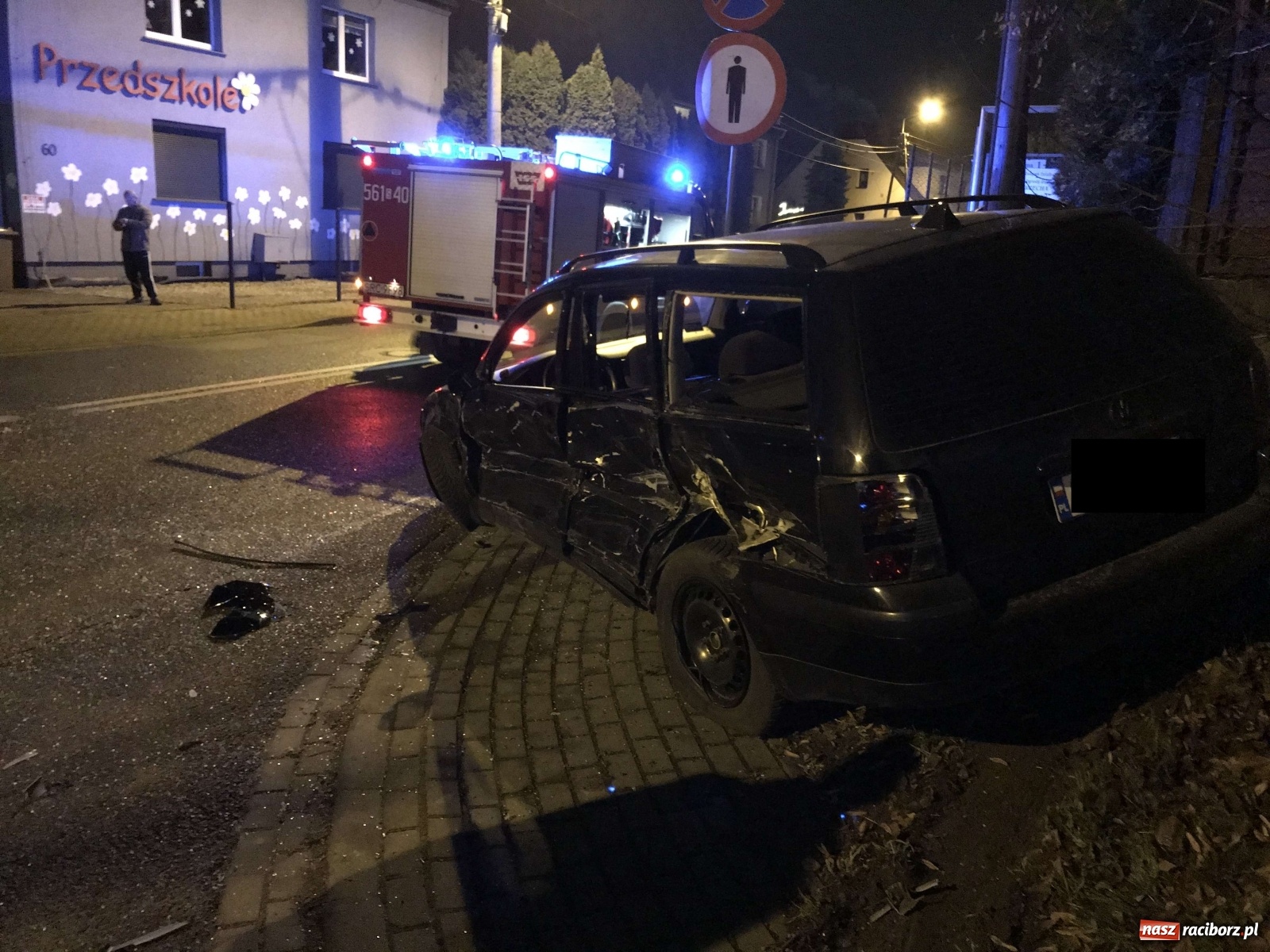 Zdjęcie w galerii na portalu naszraciborz.pl: Zderzenie volkswagena i fiata przy Mieszku [FOTO] wiadomości z regionu