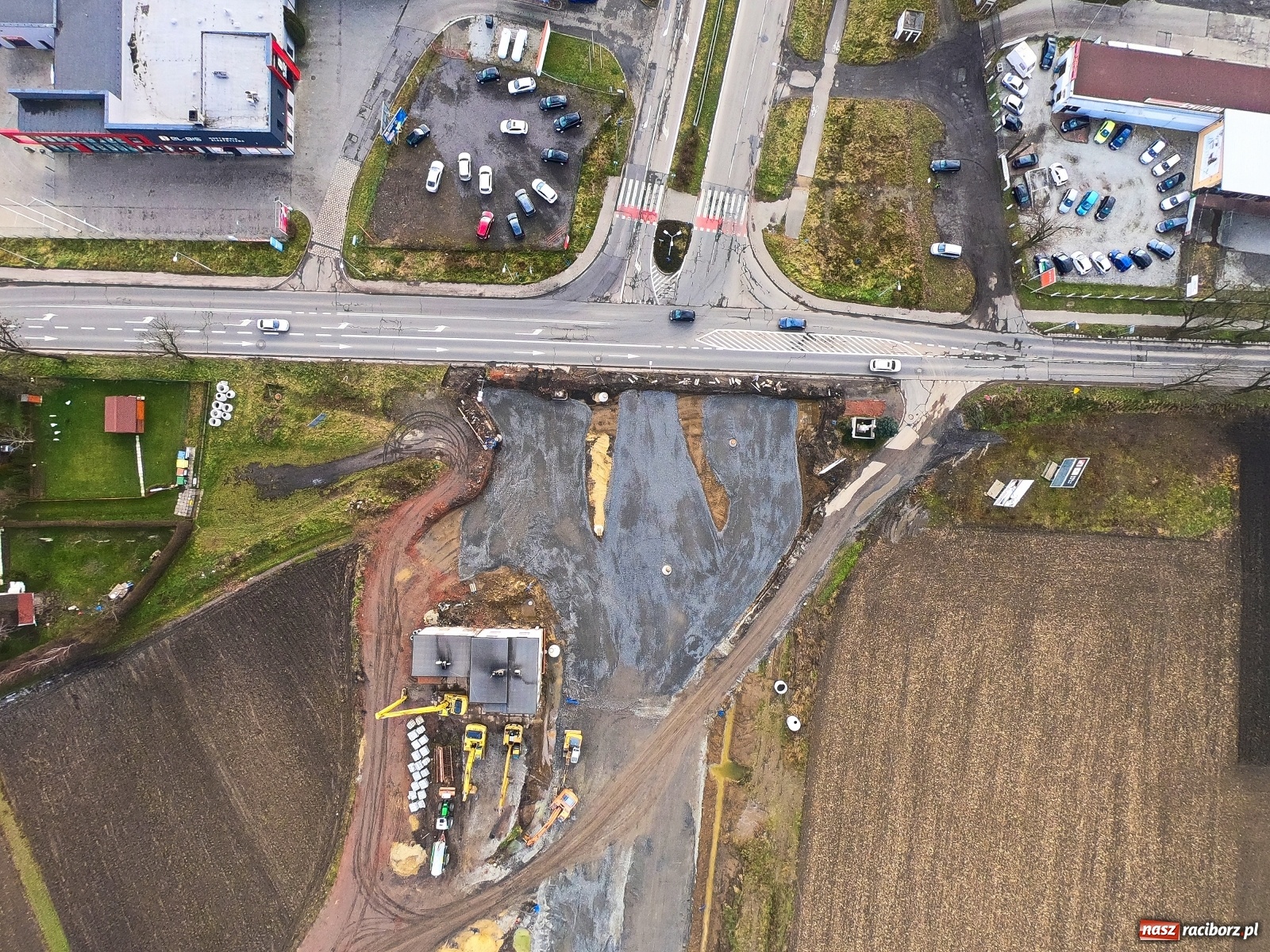 Zdjęcie w galerii na portalu naszraciborz.pl: Jest nowy termin budowy ronda przy Rybnickiej-Piaskowej  wiadomości z regionu