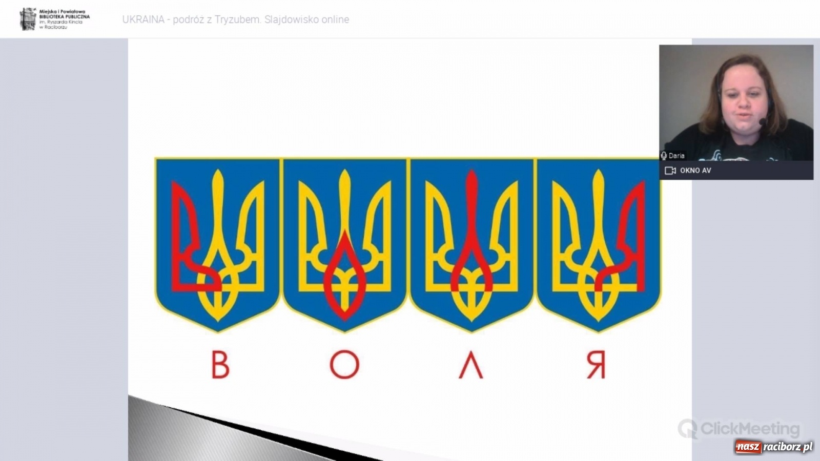 Zdjęcie w galerii na portalu naszraciborz.pl: Ukraina - Podróż z Tryzubem w raciborskiej bibliotece  wiadomości z regionu