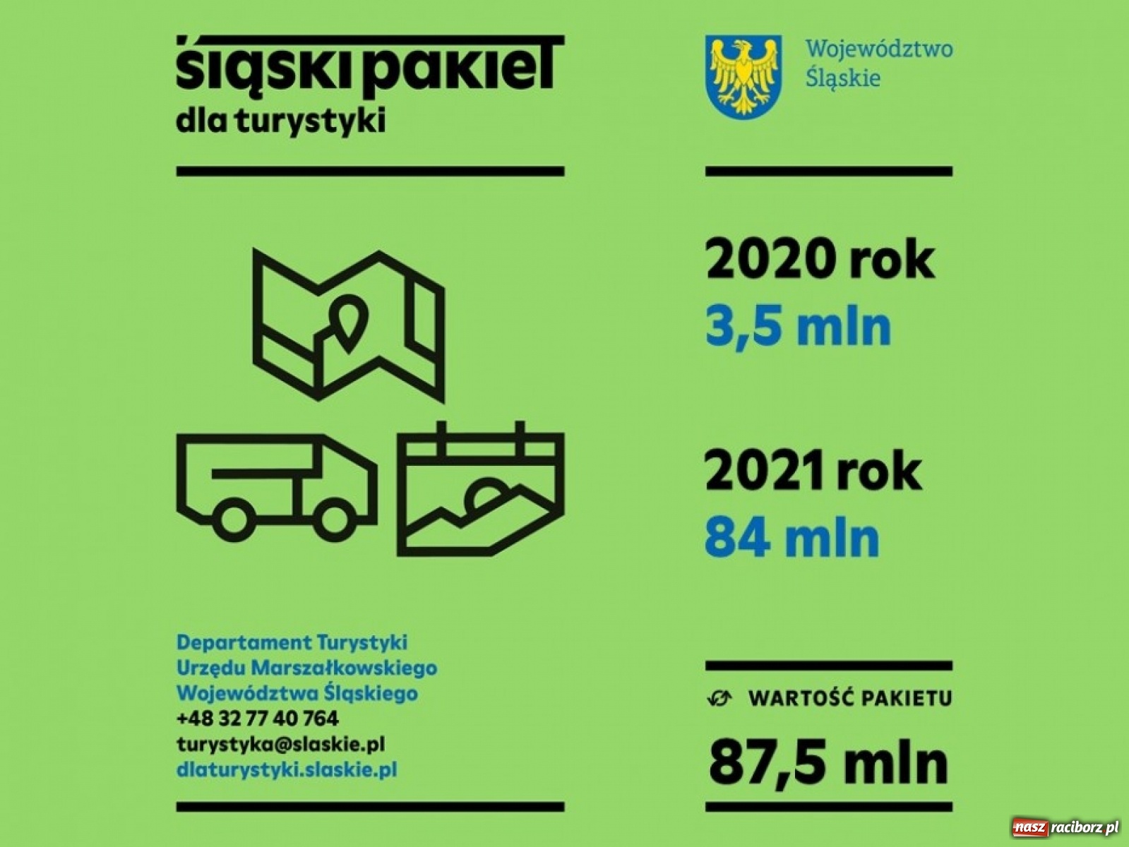 Zdjęcie w galerii na portalu naszraciborz.pl: Województwo Śląskie pomoże branży turystycznej wiadomości z regionu