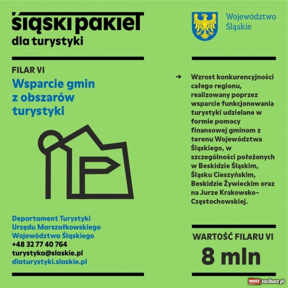 Zdjęcie w galerii na portalu naszraciborz.pl: Województwo Śląskie pomoże branży turystycznej wiadomości z regionu