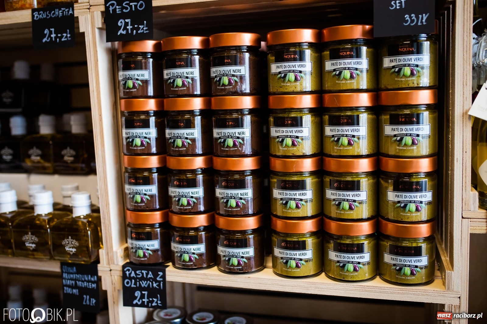 Zdjęcie w galerii na portalu naszraciborz.pl: Nowe włoskie smakołyki na półkach delikatesów Antonio Cadau [FOTO i WIDEO] wiadomości z regionu