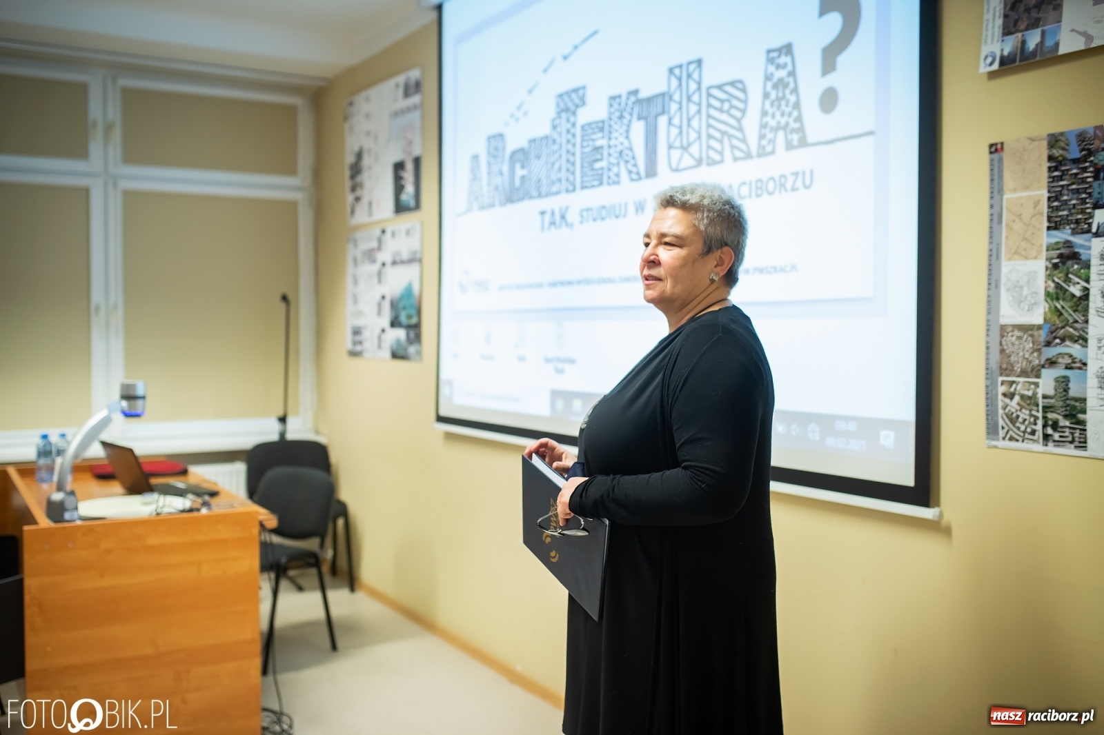 Zdjęcie w galerii na portalu naszraciborz.pl: Tak studenci raciborskiej PWSZ widzą w przyszłości wodzisławski rynek wiadomości z regionu