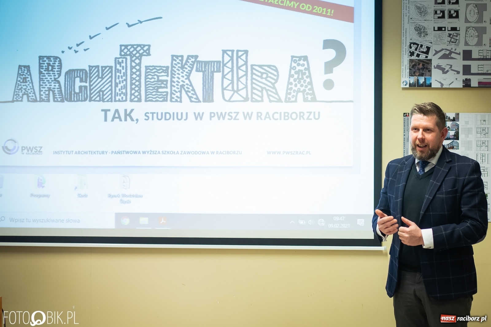 Zdjęcie w galerii na portalu naszraciborz.pl: Tak studenci raciborskiej PWSZ widzą w przyszłości wodzisławski rynek wiadomości z regionu