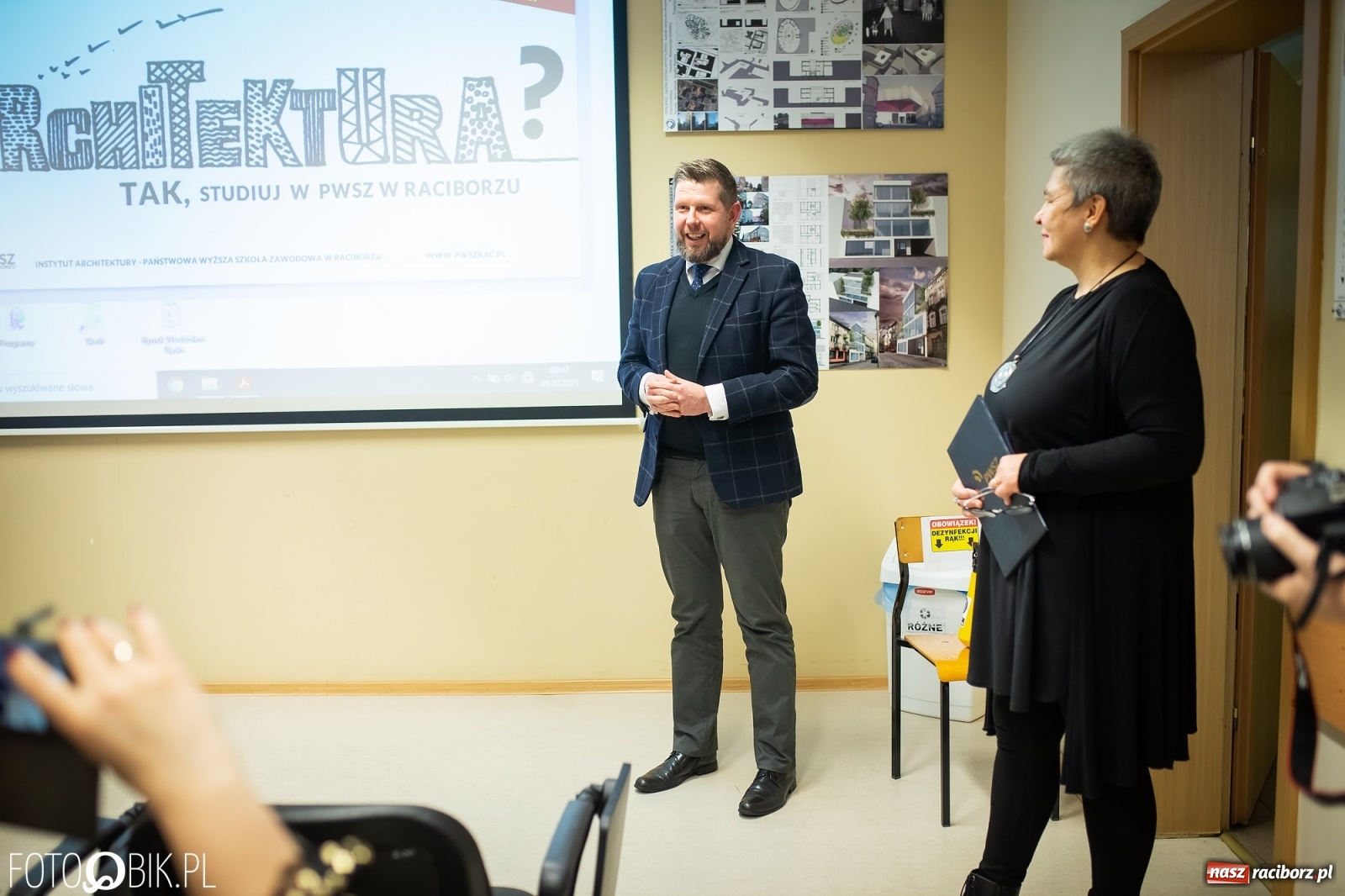 Zdjęcie w galerii na portalu naszraciborz.pl: Tak studenci raciborskiej PWSZ widzą w przyszłości wodzisławski rynek wiadomości z regionu