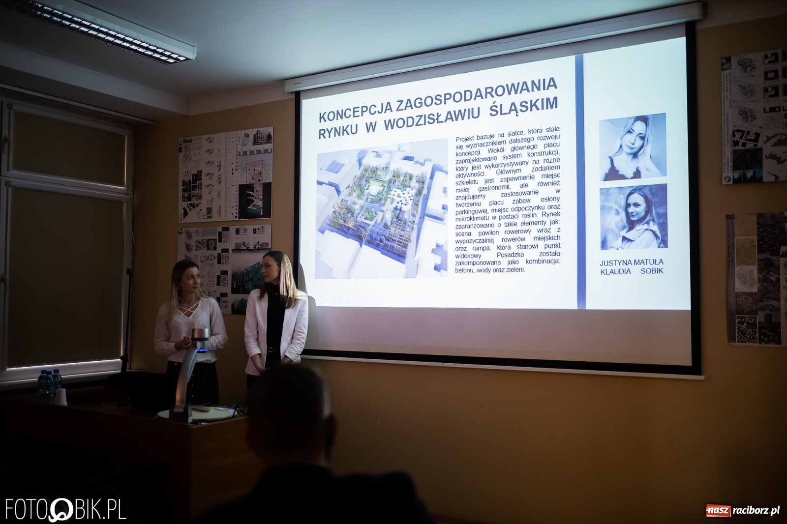 Zdjęcie w galerii na portalu naszraciborz.pl: Tak studenci raciborskiej PWSZ widzą w przyszłości wodzisławski rynek wiadomości z regionu