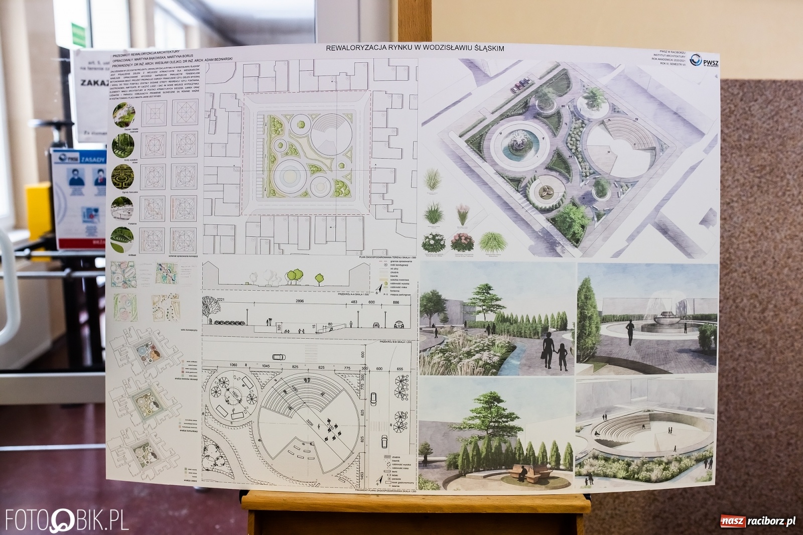 Zdjęcie w galerii na portalu naszraciborz.pl: Tak studenci raciborskiej PWSZ widzą w przyszłości wodzisławski rynek wiadomości z regionu